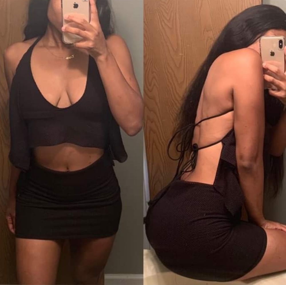 At the beach meshy two piece